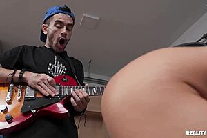 milf hero fucks in garage with riding, blowjobs, and cumshots in fantasy reality kings