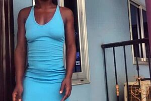 Crazy Bitch Twerking Wildly On The Balcony Outdoors