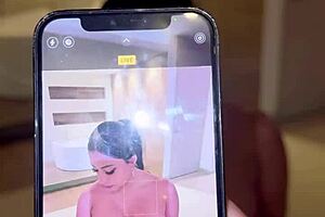 Brother-in-law fucks me on boyfriend's bed! Cum on big tits!