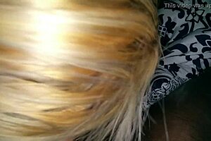 In this sloppy blowjob series, part three ends with cum in mouth