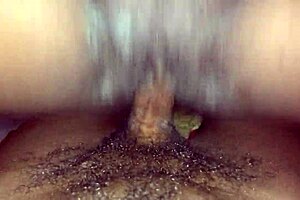 She rides my dick, squirting intensely with passionate licks and tattoos peeking from wet underwear