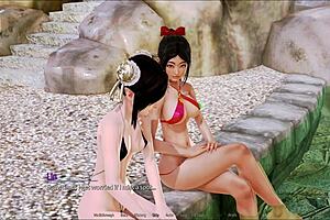 Harem hotel 93 unfolds in a detailed game scenario with strategic interactions and character developments.