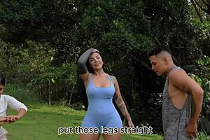 Workout Turns Into Steamy Sex With Tattooed Latina Dilan Clavijo in Part 1