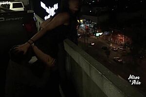 miroslava boldly lets stranger lick her pussy in parking lot!