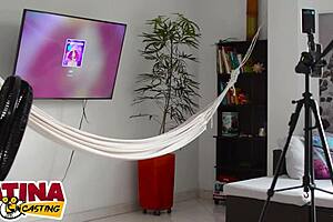 Stepdad pulls out his big cock, makes Jade Nile suck it deep