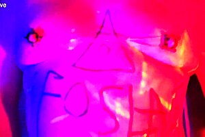 my colombian neighbor with small tits came over for a sexy movie night at home.