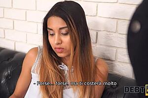 Debt4K: Russian Teen Roxy Lips Fucks Hard To Delay Debt