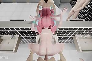 Exploring hmv 3d anime worlds.