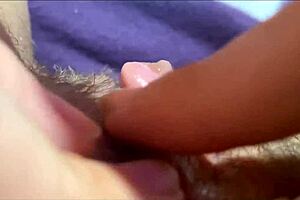 Watch the Intense Big Clit Orgasm Up Close