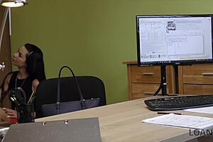 Jeniffer Matrix and Tony Tigrão enjoy interracial fun with naughty redhead in house pool.