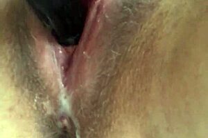 flashlight play with my clit, part 2