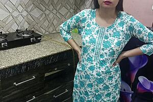Indian Stepmom Drills Stepson Hard In Kitchen - Wow!