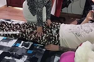 The young university girl gives me a very sexy blowjob