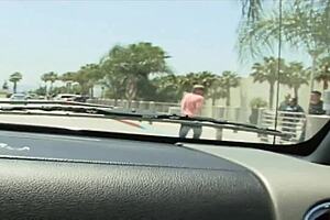 Sultry Hairless Blonde in Shoes Licks Pussy Before Handjob Fingering Assfucking Mother-in-Law