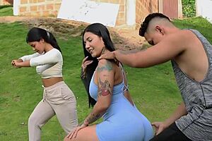 Workout Turns Into Steamy Sex With Tattooed Latina Dilan Clavijo in Part 1