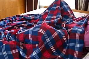 Horny Step-Nephew Engages in POV Role-Play with Step-Aunt Using Dildo for Intense Masturbation and Orgasm.