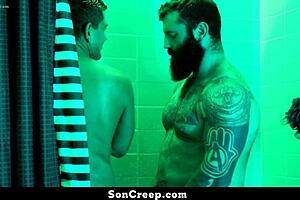 Stepson and stepdad find a way to cool down and beat the summer heat