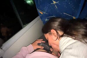 A passenger flashed me on the bus, exciting!