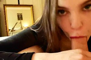 Watch This Perfect Goth Deliver an Epic Blowjob!