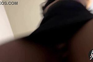 Brazilian femdom treats cuckold like ashtray because she can 😈