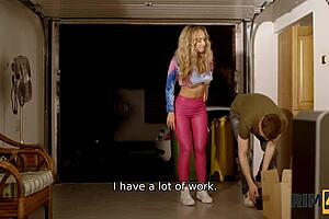 Rim4k features a stranger giving an intense rimjob to a European babe