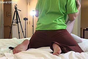 Shaggy fucks trans student intensely.