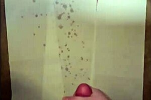 For my subscribers - a sperm leave from my cock