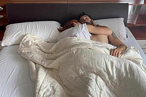 A beautiful girl with perfect body gets fucked in the morning