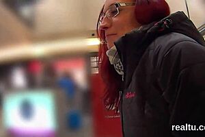 Flawless Czech cutie gets teased in the hypermarket and enjoys POV action.