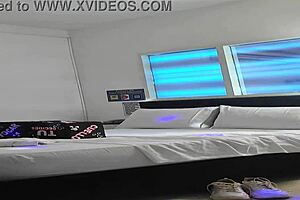 Latina beauty cheats on her old husband