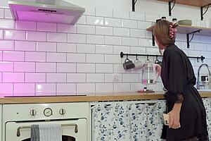 Skye Young Takes Anal Vibe in Kitchen Doggystyle.