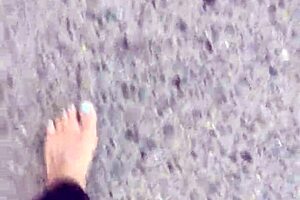 dirty calloused soles