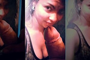 nansi gypsy receives fantasy cumshot tribute