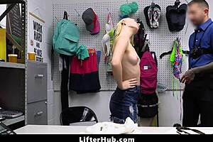 Officer Link Ryan Discovers Stolen Vibrator Hidden In Braylin Bailey's Skirt At Work