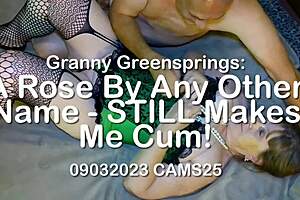 Granny makes me cum with vibrator