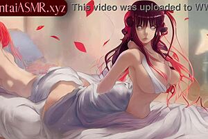 Hentai kissing and sucking ASMR with a wet cock