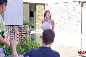 MILF tantrums and gets fucked by an alpha male