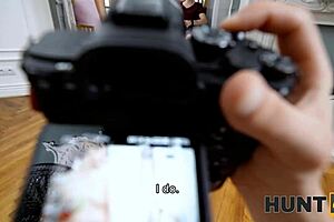 Hunt4k Global Humiliation as Girlfriend Rides Monster Cock on Street