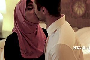 Busty Muslim Step Daughter Ella Knox Bangs White Step Dad