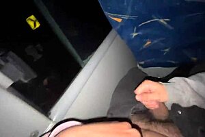 A passenger flashed me on the bus, exciting!