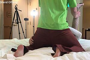 Shaggy fucks trans student intensely.