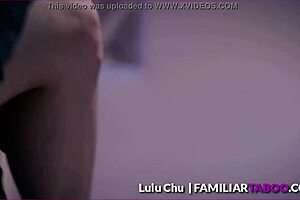 I’m obsessed, tiny cute Asian Lulu Chu craves stepfather’s friend Ryan McLane!