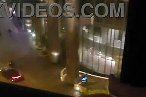 Watch me masturbate in public by the hotel window?