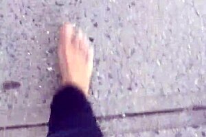 dirty calloused soles