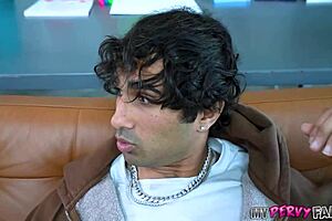 Curious Stepsis Fucks Bratty Stepbro with Big Cock