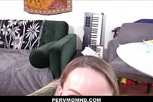 Petite milf stepmom fucked by stepson pov 😍