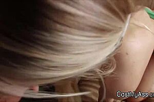 i love this sloppy close up blowjob by blonde bikini hottie