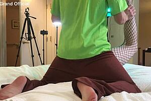 Shaggy fucks trans student intensely.