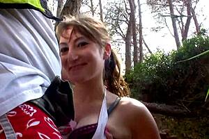 Shana Spirit Stars in Hardcore Amateur Outdoor Scene with Facial Finish