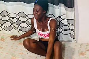 Petite melanin girl casting, featuring a sensual and intense interview